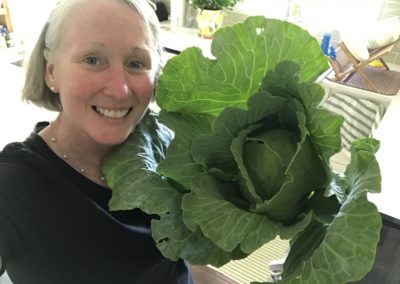 Mary with a cabbage